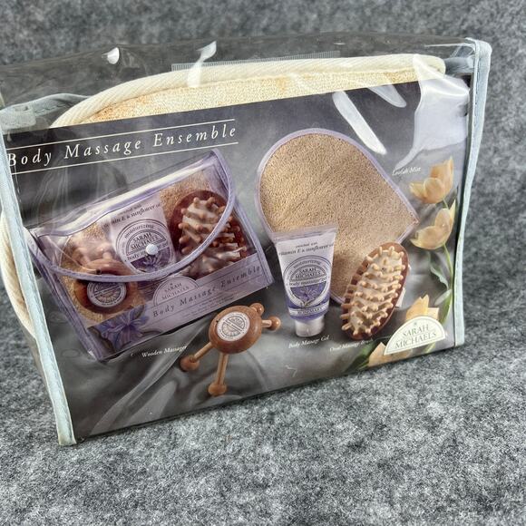 Vintage Sarah Michaels Rosemary Body‎ Wash Sponge Massage Ensemble Gift Set - Picture 5 of 6